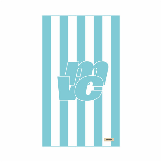 Serviette de plage Bleue turquoise